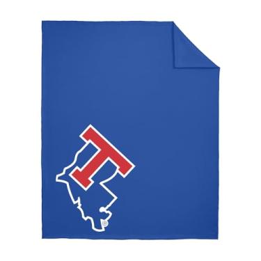 Imagem de Sport Your Gear Louisiana Tech Bulldogs Prime Logo Confortável Estádio Fleece Oficialmente Licenciado Dia do Jogo Cobertor 127 x 152 cm