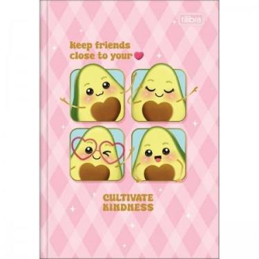 Imagem de Caderno Brochura 1/4 Pequeno Abacute 80 Folhas Tilibra Kawaii (Rosa)
