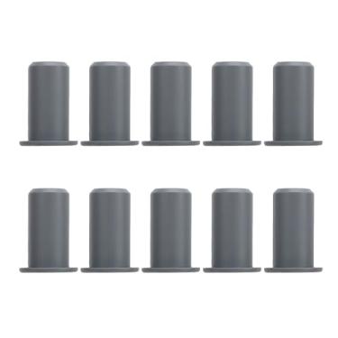 Imagem de Alimentação de Cabos Através de Buchas, Compacto Kit de Roteamento de Cabo 10pcs Silicone para Escritório para Shopping Center (Preto) (Branco) (Cinza)