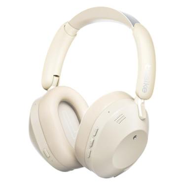 Imagem de Fone de Ouvido Bluetooth 5.4, Headphone Bluetooth com Hybrid ANC, Suporte Chamadas de Voz, Modo Ambiente, Certificação Hi-Pure Audio, 100 Horas em Standby – Bege Claro