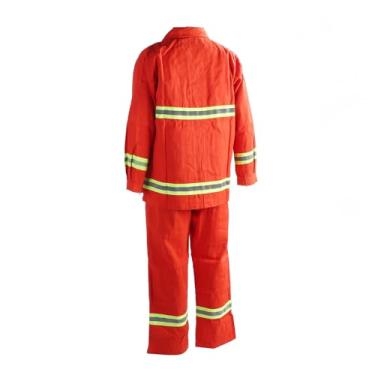 Imagem de Terno de Segurança Retardador de Chamas Tipo 97, Vestuário Com Isolamento Térmico e Fita Reflexiva (XL)