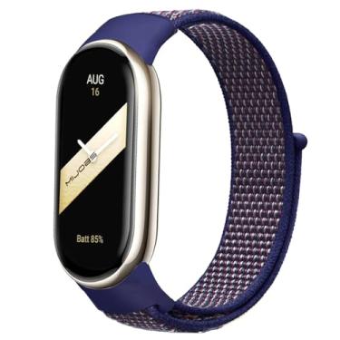 Imagem de Pulseiras NSmart em Nylon compatíveis com MI BAND 4, Azul Petroleo brilhante
