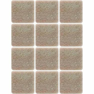 Imagem de Feltro Sintético para Móveis Pesados Scotch Quadrado Marrom Grande 12 