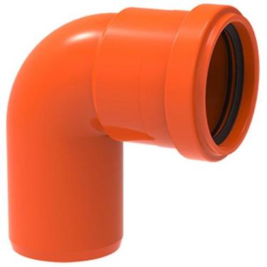 Imagem de Joelho 90º Graus Esgoto Redux DN40mm Laranja - 100002826 - TIGRE