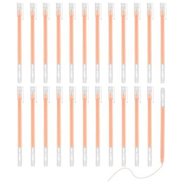 Imagem de PATIKIL 24 canetas de gel coloridas, canetas de gel pastel de ponta fina de 0,5 mm, tinta de alta luz para projetos faça você mesmo, pintura, diário, caderno, desenho de papel preto, 15 cm de