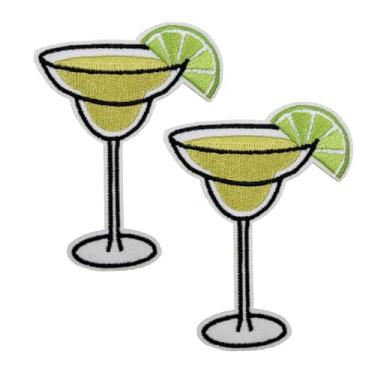 Imagem de Camisetas com capuz bordadas Margarita de 7 cm para bonés de beisebol, camisetas com capuz e mochilas