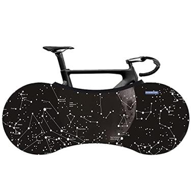 Imagem de RIVERHIKER Capa Elástica Para Roda De Bicicleta, Bolsa Armazenamento Proteção Bicicleta Lavável, Alta Elasticidade E Antipoeira Áreas Internas Externas (Starry)