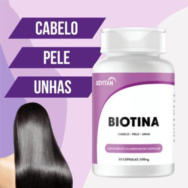Imagem de Biotina Firmeza da Pele Cabelos e Unhas + Fortes Crescimento Acelerado