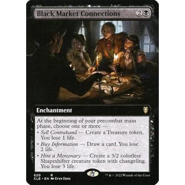 Imagem de Magic: the Gathering - Black Market Connections (620) - Extended Art - Battle for Baldur's Gate