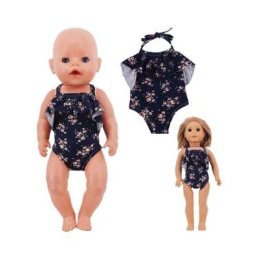 Imagem de Roupas De Boneca De Pelúcia Preta, Capa De Chuva Para Boneca De 43cm, 