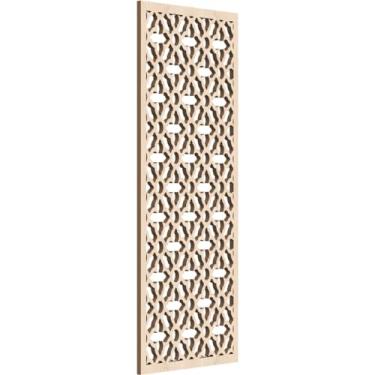 Imagem de Ekena Millwork WALW10X25X0250MADRO Madison Painéis de parede de madeira decorativos Fretwork, 24 3/20.3 cm L x 61 cm A, carvalho vermelho
