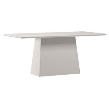 Imagem de Mesa De Jantar 180 Cm Barbara Com Vidro Off White – New Ceval