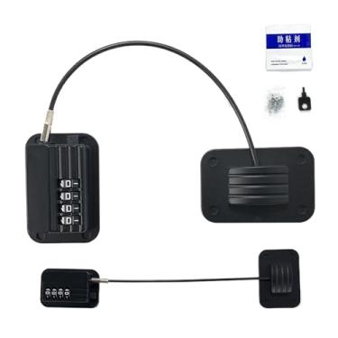 Imagem de Fechadura Para Frigorífico,Fechaduras De Segurança Para Congelador E Armário Com Proteção Infantil | Acessórios de Segurança Adesivos Com Fecho Para Gavetas de Cozinha Portas Corrediças