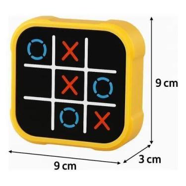 Imagem de Brinquedo Jogo Da Velha 3 Em 1 Compacto E Portátil Console Jogo da Mem