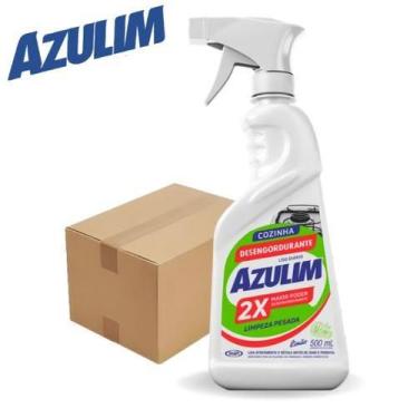 Imagem de Desengordurante Azulim Spray 500ml - Kit Com 12 Unidades