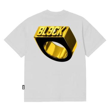 Imagem de Camiseta Black Nine Golden Ring - Branca - B91291, G4
