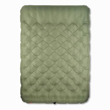 Imagem de Kelty Cama de ar Kush Queen com bomba alimentada por bateria, colchão de ar Queen sem PVC, almofada confortável e de pelúcia de 15 cm, bolsa de transporte incluída – Cama de ar para acampamento