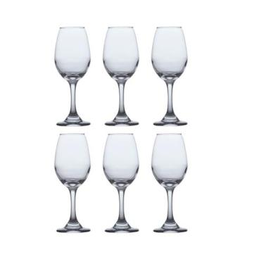 Imagem de Conjunto 6 Taças de Vinho Resistente Degustação Vinho 365ml - CRISTAR,