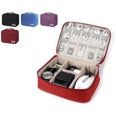 Imagem de Bolsa de Armazenamento Portátil Organizador - SHOP ALTERNATIVO, Vermel