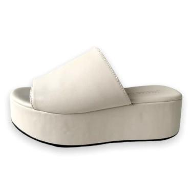 Imagem de Tamanco Flatform Feminino Plataforma Color - Jessica Leal Shoes, Offwh