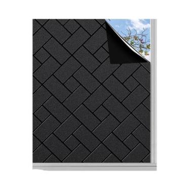 Imagem de Película De Janela Estática Blackout 100% Bloqueio De Luz Sem Cola Par