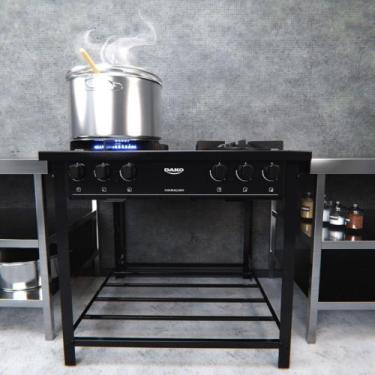 Imagem de Fogão Dako Industrial 4 Bocas - Atlas, Preto
