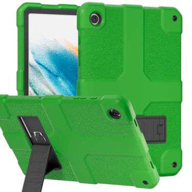 Imagem de Stweap Capa para Samsung Galaxy Tab A9+/A9 Plus 11 polegadas modelo 2024 (SM-X210/X216/X218), capa protetora resistente à prova de choque de alto impacto (verde-escuro/preto)