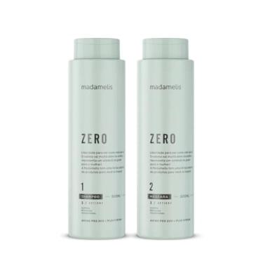 Imagem de Madamelis Kit Zero, Shampoo e Máscara de Tratamento Capilar, 2x 500ml, com Amino Pro 200 e Plex System, Sem Formol