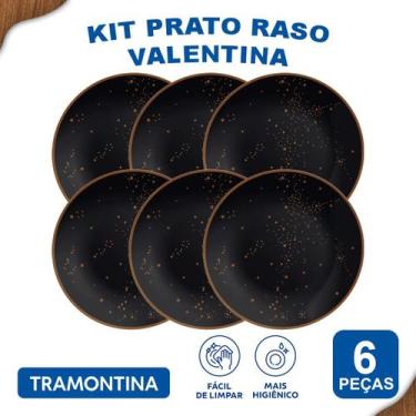Imagem de Aparelho de Jantar Jogo de Pratos Rasos 28 cm Tramontina Valentina em 
