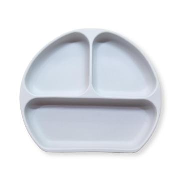 Imagem de Prato De Silicone Com Divisórias E Ventosa