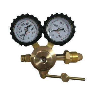 Imagem de Regulador De Nitrogênio De Latão De 1/4 De Polegada 0-600PSI Válvula R