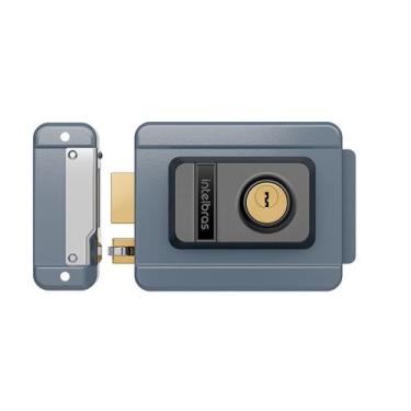 Imagem de Fechadura Elétrica Intelbras Fx 1500 40mm de Sobrepor, Cinza