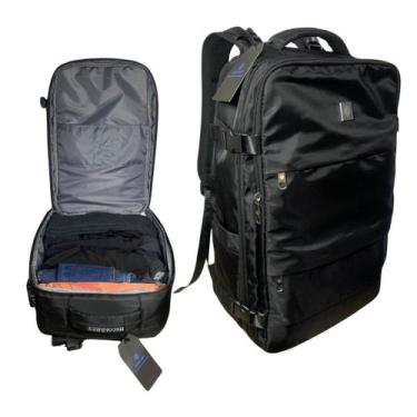 Imagem de Mochila Executiva Masculina Feminina Viagem Trabalho Notebook Preto Re