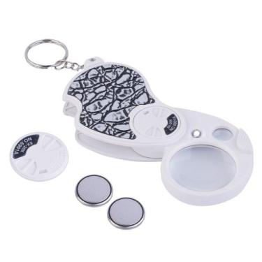 Imagem de Lupa Bolso 8X Conta Fios Com Luz - BdG