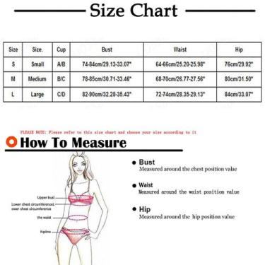 Imagem de Biquíni feminino multicolor sexy cor sólida cintura alta corpo conjunt