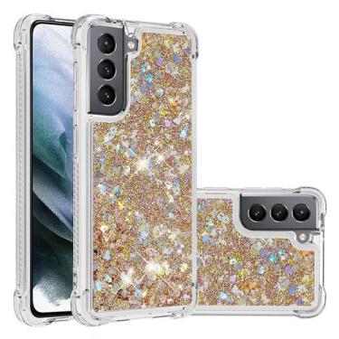 Imagem de Samsung Galaxy S21 Case Glitter Líquido Transparente Sparkly S - Muye 