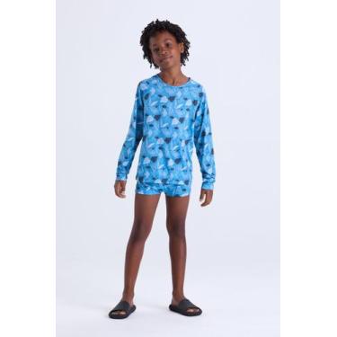 Imagem de Conjunto Moda Praia Infantil Masculino Tropical - Vida Costeira Oficia