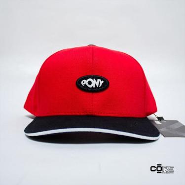 Imagem de Boné Snapback Vermelho - PONY-Unissex