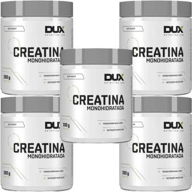 Imagem de Kit 5X Creatina Monohidratada - 300g Sem Sabor - Dux Nutrition-Masculino