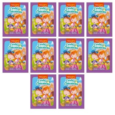 Imagem de Kit 10 Mini Livros de Contos Clássicos Infantis - João e Maria