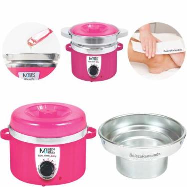 Imagem de Panelinha Termocera Mega Bell Profi 200g + Refil, Rosa, Bivolt - 110V 