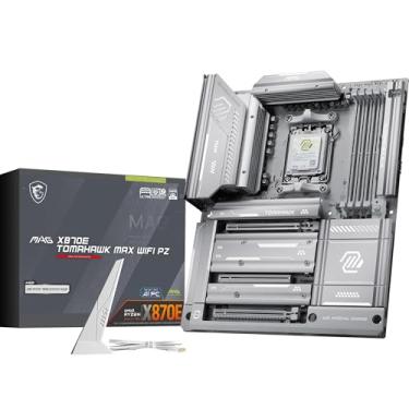 Imagem de MSI Placa-mãe MAG X870E Tomahawk MAX WiFi PZ, ATX - Suporta processadores AMD Ryzen 9000/8000/7000, AM5-80A SPS VRM, DDR5 Memory Boost 8400+ MT/s (OC), PCIe 5.0 x16, M.2 Gen5, Wi-Fi 7, 5G LAN