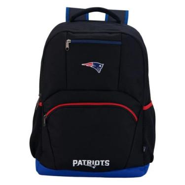 Imagem de Mochila Escolar Futebol Americano Nfl Packers E Patriots, Azul