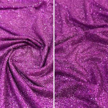 Imagem de Tecido Tule Com Glitter Pesado Explosão | 1,50m (Rosa Fucshia,2m)