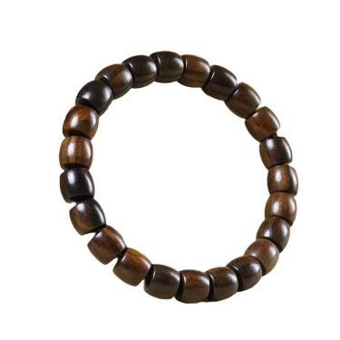 Imagem de Pulseira Natural Kyara Agarwood 8x9mm Barrel Beads