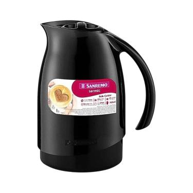 Imagem de Bule Termico Plástico Preto Cuidar 700Ml Sanremo Sr10111