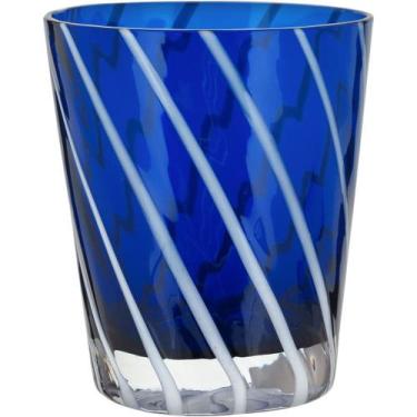Imagem de JOGO 6 PEÇAS COPO VIDRO 350ml 10x9x9cm AZUL - HOMECO