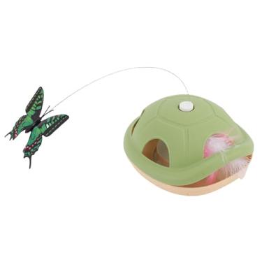 Imagem de HEEPDD Brinquedo Interativo para Gatinhos, Ratos e Brinquedos para Animais Giratório Automático para Gatos Jogo de Acertar Toupeiras Com Design Ativado por Movimento para Gatos Internos Interativo