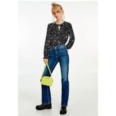 Imagem de Calça Jeans Tommy Jeans Maddie Bootcut Azul Tam. 42-Feminino