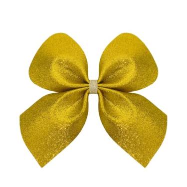 Imagem de Kit 12 Laço Lacinho G de Natal Enfeite Natalino Arvore Luxo (Dourado)